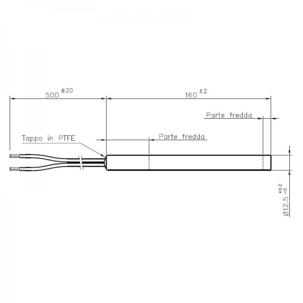 Candeletta resistenza stufa pellet 300w 220v Φ16/25mm resistenza accensione stufe  pellet 120/130mm : : Fai da te