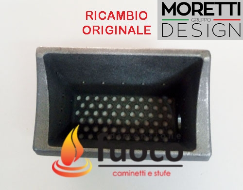 BRACIERE CROGIOLO STUFA PELLET MORETTI FORO LATERALE