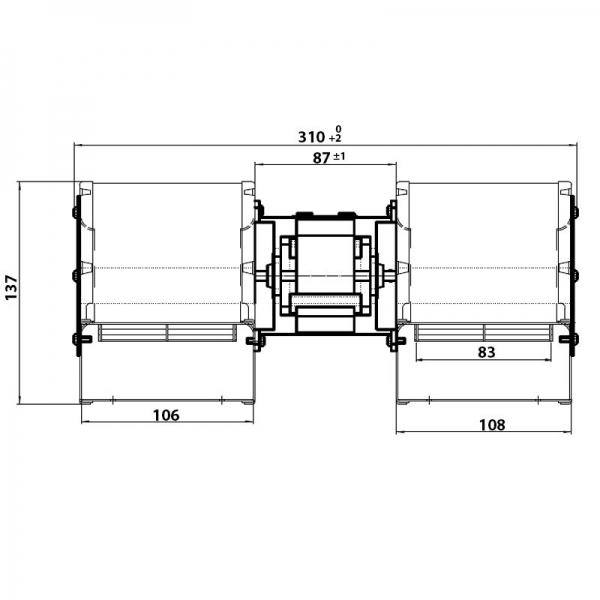 Ventilatore centrifugo per stufa a pellet Thermorossi - Mack4Season