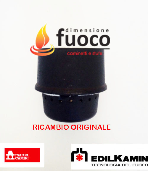 Resistenza Candeletta accensione per stufe a pellet 1044 con tubo  convogliatore aria 18x190x9.9x175 mm