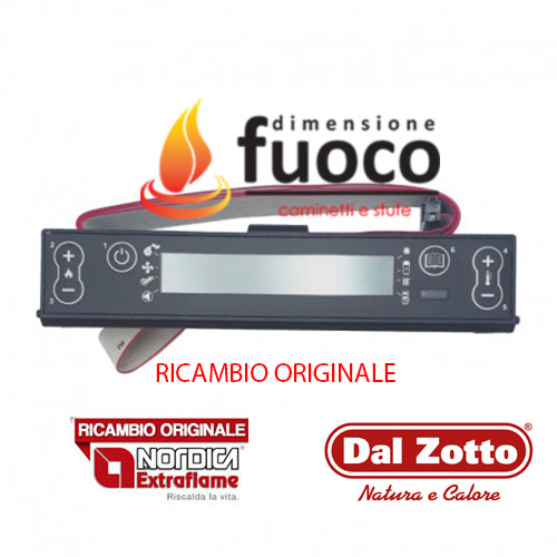 DISPLAY TASTIERA ORIGINALE NORDICA EXTRAFLAME DAL ZOTTO CODICE 0054