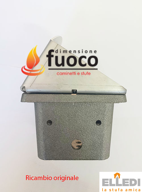 BRACIERE STUFA PELLET ELLEDI FUSION 6,2 8,2 STAR 6,2 8,2 FORO CANDELETTA LATERALE PER STUFE A PELLET ELLEDI: CON DEFLETTORE 