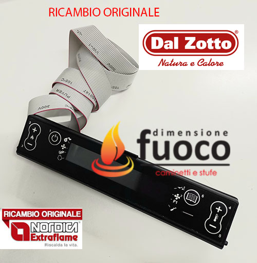 DISPLAY TASTIERA ORIGINALE NORDICA EXTRAFLAME ARIA DAL ZOTTO CODICE 0054