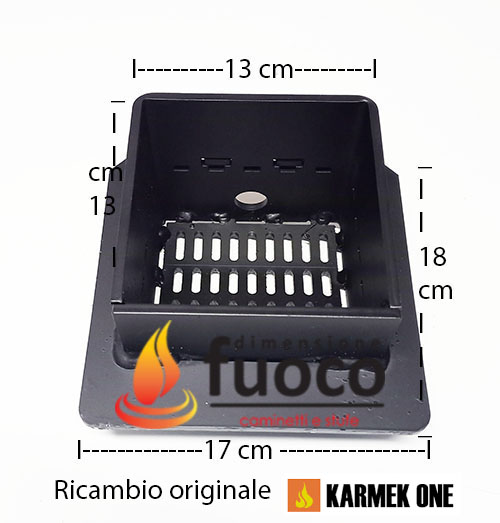 Braciere Crogiolo karmek one in ghisa per stufe Varsavia, Nikita, Como, Electra