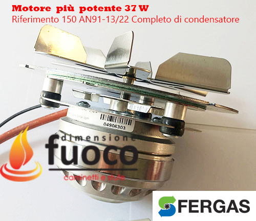 ESTRATTORE ASPIRATORE FUMI COMPATIBILE EBM R2E150-AN91-13/22 per stufe pellet, ANSELMO COLA, Arce, Cadel, Caminetti Montegrappa, Clam, De Ville, Ecoteck, Edilkamin, Eva Calor, Faldi, Ferroli,Karmek one, Moretti, Moretti Design, Nordica, Extraflame, Nordica extraflame, Palazzetti, Piazzetta, Ravelli, Royal, Superior, Thermorossi, Ungaro                                           