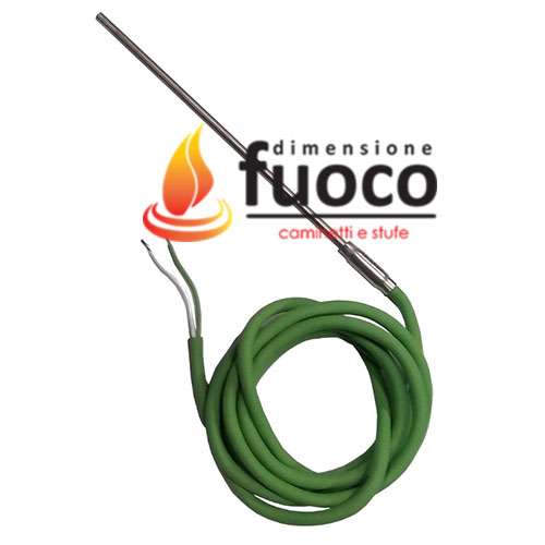 TERMOCOPPIA SONDA FIAMMA TCK in INCOLOY cavo in silicone verde SONDA K 