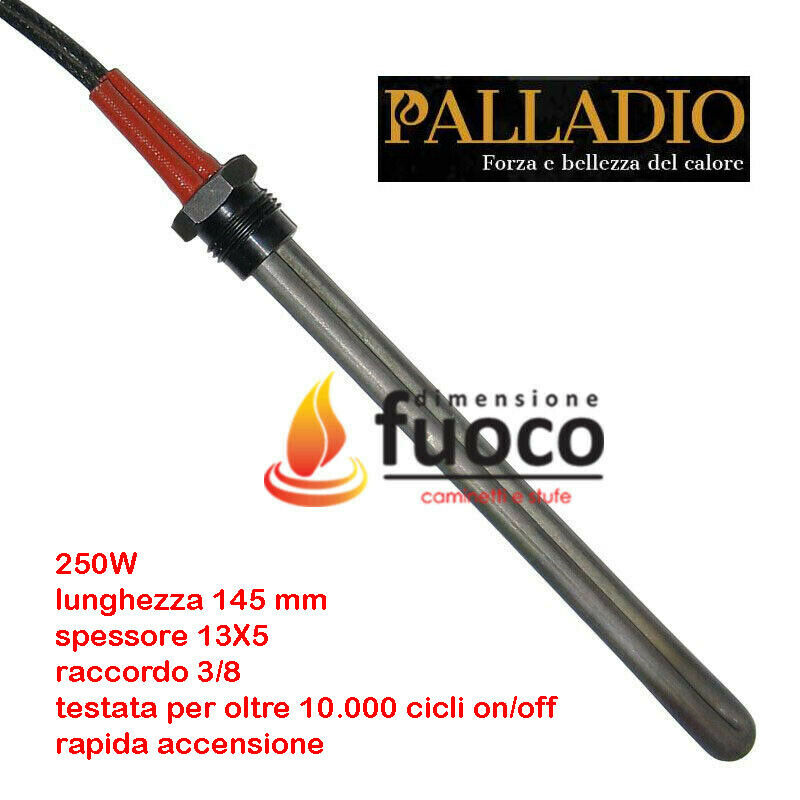 Resistenza Candeletta accensione 1042 per stufe a pellet da 3/8 pollici